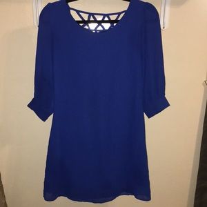 Blue dress